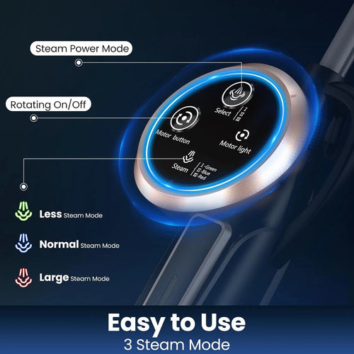 VaporSpin™ VM6: 10-in-1 Magnetic All-in-One Electric Rotating Steam Mop
